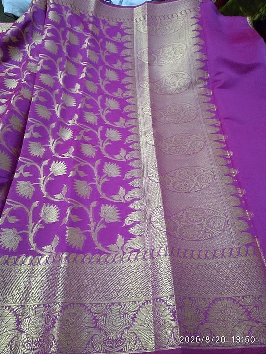 Banarsi cotton sarees uploaded by Ibrah fabrics on 8/20/2020