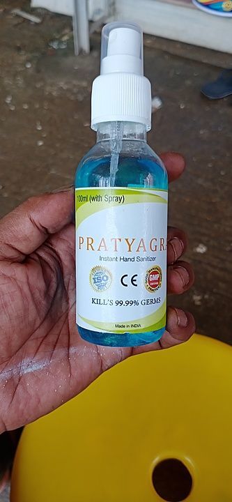 Covid -19 protection Hand sanitizer uploaded by Kalpataru colour point on 8/20/2020