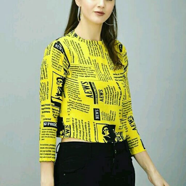 Catalog Name:*Comfy Latest Women Tops & Tunics*
Fabric: Crepe
Sleeve Length: Three-Quarter Sleeves,L uploaded by business on 7/8/2021