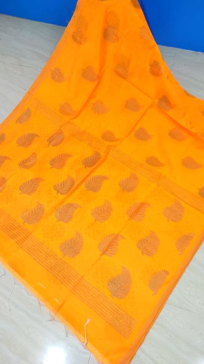 Handloom print cotton silk sare uploaded by business on 7/8/2021
