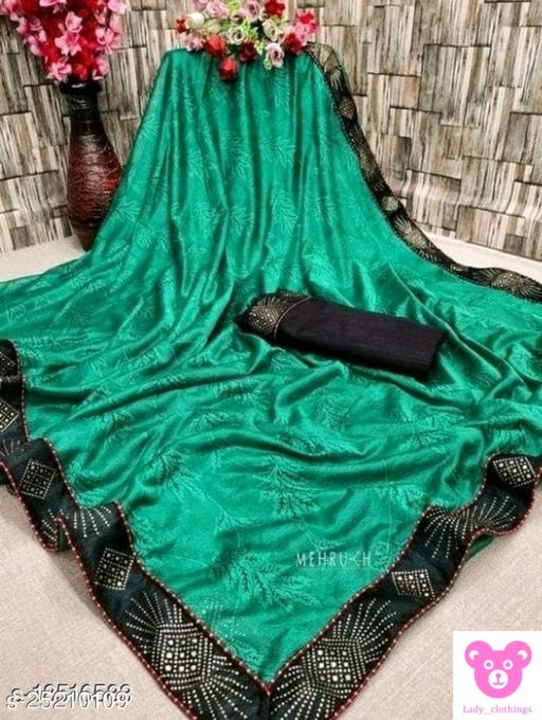 Trendy fabulous sarees uploaded by Happy shopping on 7/8/2021