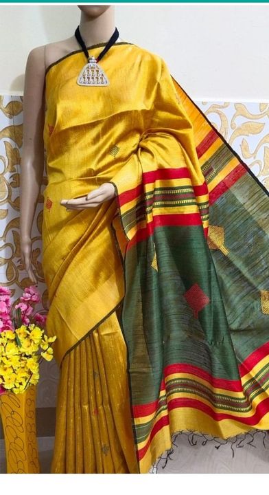 Dupion saree uploaded by business on 7/8/2021