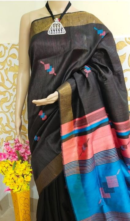 Dupion saree uploaded by business on 7/8/2021