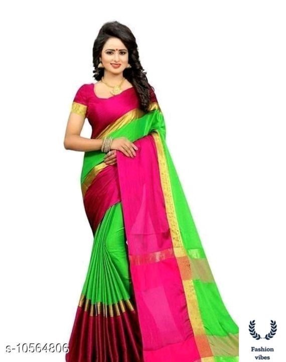 Post image DM FOR ORDER COD AVAILABLE WHAT APP 7217426730
Catalog Name:*Aagam Voguish Sarees*Saree Fabric: CottonBlouse: Running BlouseBlouse Fabric: CottonPattern: SolidBlouse Pattern: SolidMultipack: SingleSizes: Free Size (Saree Length Size: 5.5 m, Blouse Length Size: 0.8 m) 

Dispatch:1 Day
Easy Returns Available In Case Of Any Issue*Proof of Safe Delivery! Click to know on Safety Standards of Delivery Partners- https://ltl.sh/y_nZrAV3