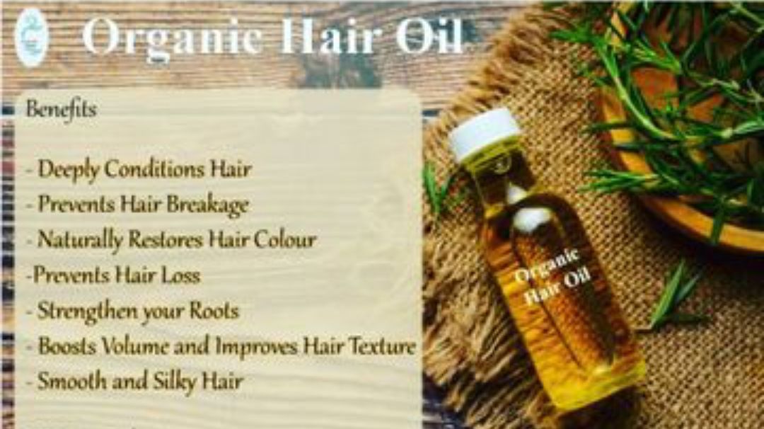 Organic hair oil uploaded by business on 7/8/2021