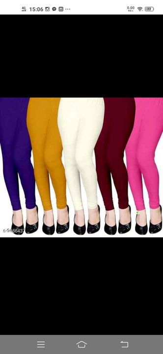 Hosiery leggis cotton 2way stechable fast colour uploaded by Maira Sales on 7/8/2021