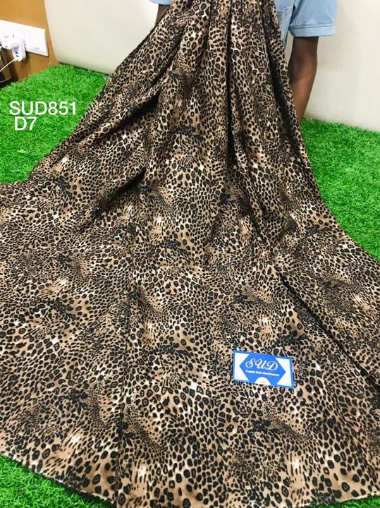 Tiger print fabric uploaded by business on 7/9/2021