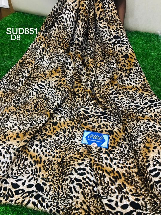 Tiger print fabric uploaded by Rajanku collection on 7/9/2021