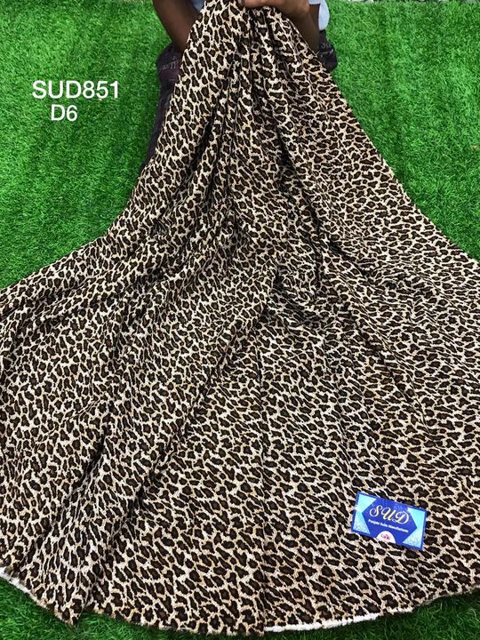 Tiger print fabric uploaded by business on 7/9/2021