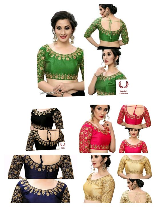 Post image Check out some readymade blouses. For more designs visit my profile