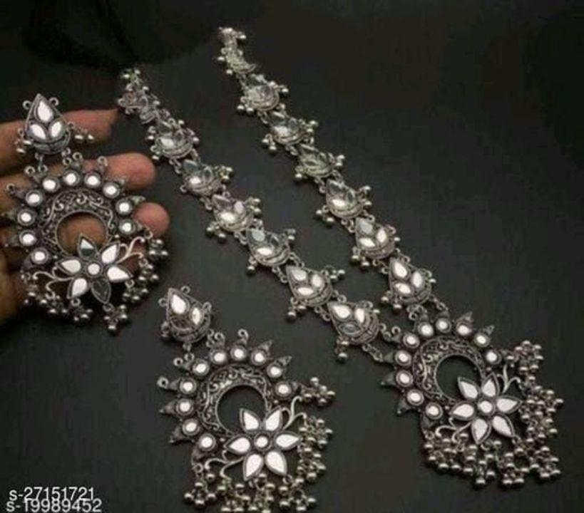 😘😍Most demanding Oxidised Jewellery set😘🤩 uploaded by business on 7/9/2021