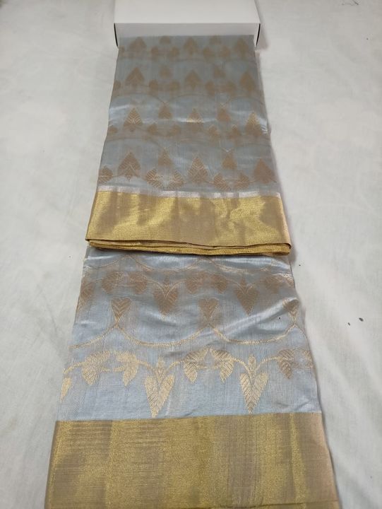 Chanderi handloom fibrik katan silk uploaded by Royalzdk Royaldzk on 7/9/2021