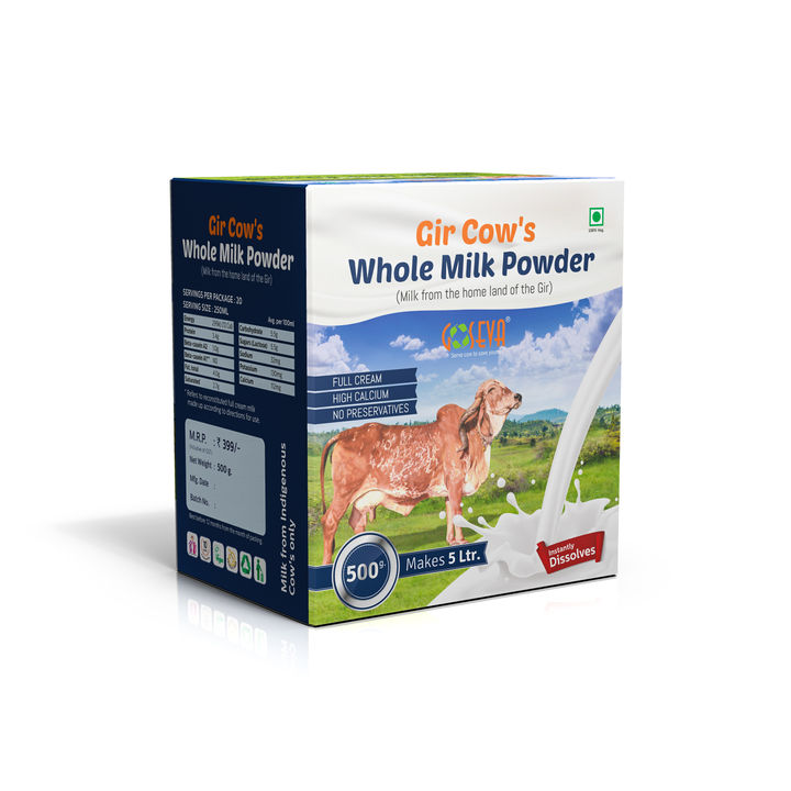 Gir cow whole milk powder uploaded by Gokripa products on 7/9/2021