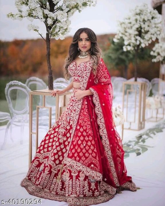 Trendy lehengas collection at least prices  uploaded by business on 7/9/2021