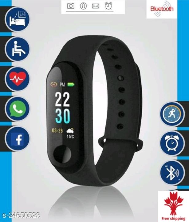 Post image I want 1 Pieces of *M3 Smart Fitness Band with Activity Tracker*.
Chat with me only if you offer COD.
Below is the sample image of what I want.