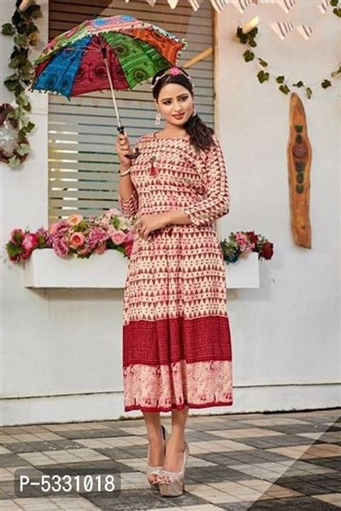 Post image Rayon Printed Flared A-Line Kurta
Rayon Printed Flared A-Line Kurta
*Fabric*: Rayon
*Type*: Stitched
*Style*: Printed
*Design Type*: Flared
*Sizes*: M (Bust 38.0 inches), L (Bust 40.0 inches), XL (Bust 42.0 inches), 2XL (Bust 44.0 inches)
*Returns*: Within 7 days of delivery. No questions asked
Hi, sharing this amazing collection with you.😍😍 If you want to buy any product, message me