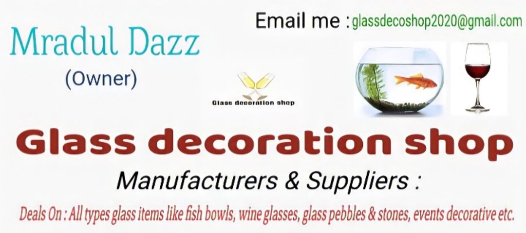 Glass Decoration Shop