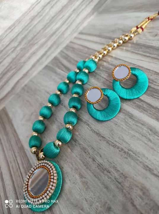 Necklace Set uploaded by Gargi's Creations - Silk Thread Jewellery on 7/9/2021