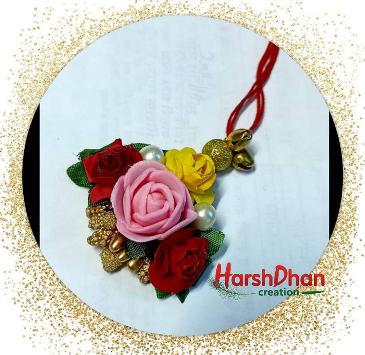 Floral Rakhi uploaded by HarshDhan Creations on 7/9/2021