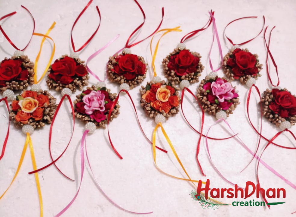 Floral Pair Rakhi uploaded by HarshDhan Creations on 7/9/2021