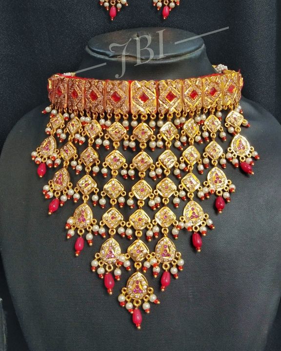 Jadau Rani Har  uploaded by Jai Bhavani imitation jewellery  on 7/9/2021
