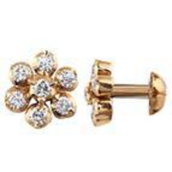 Diamond close setting earring uploaded by business on 7/9/2021
