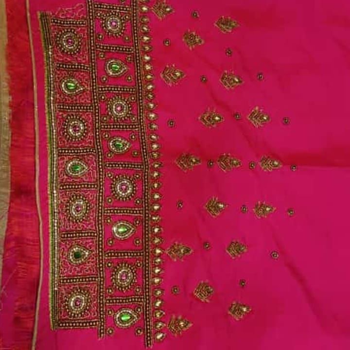 Sari embroidery uploaded by Nithya Sri on 7/9/2021