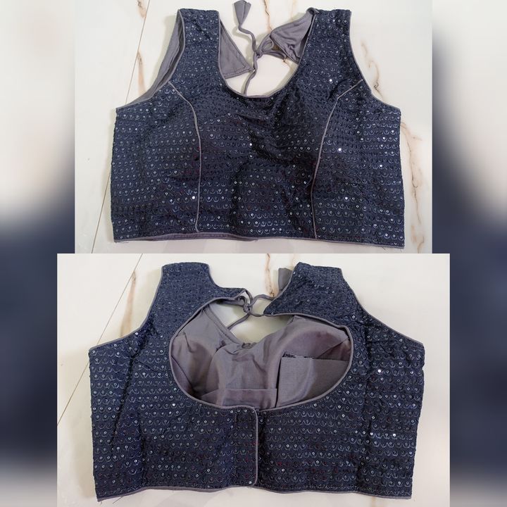 Womens Beautiful Sequence Readymade Blouse uploaded by business on 7/9/2021