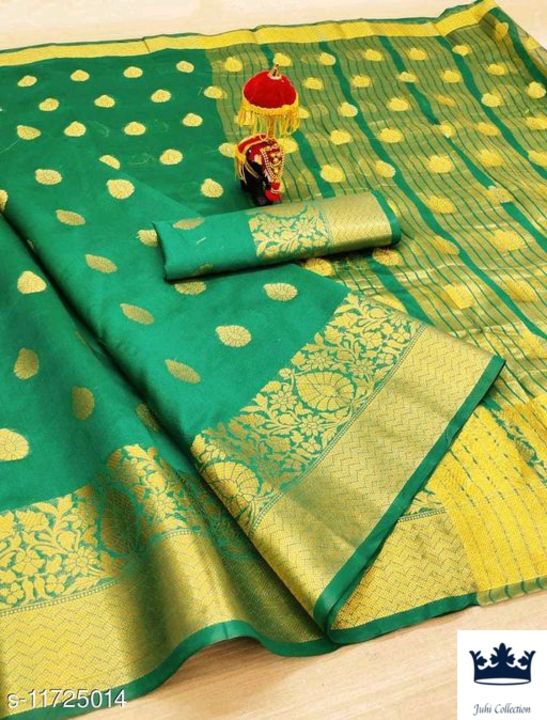 Cotton silk saree  uploaded by Juhi collection on 7/10/2021