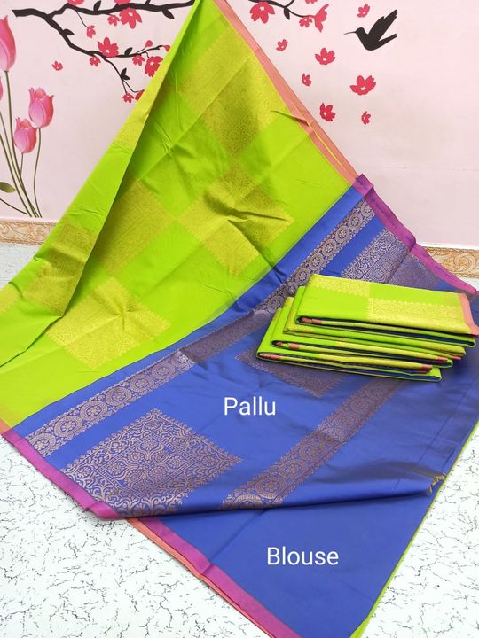 Post image *🌺 TRENDY SILK COTTON SAREES*
🌺 Attractive Butta all over saree 
🌺Grand zari contrast pallu..Contrast blouse..
🌺First quality thread used..Guaranteed quality...🌺*Rs.1050/- plus shipping*
🌺Ready To Ship✈✈Book Urs Soon🏃‍♀🏃‍♀
