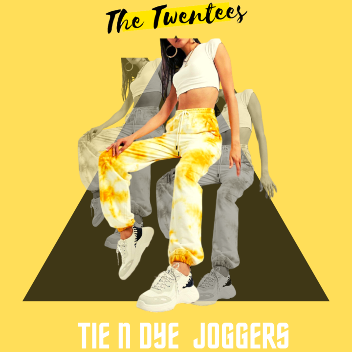 Yellow Tie and Dye Jogger uploaded by The Twentees on 7/10/2021