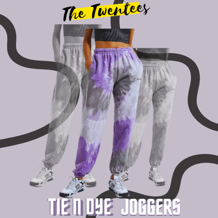 Lavander and Grey Tie and Dye Jogger uploaded by The Twentees on 7/10/2021