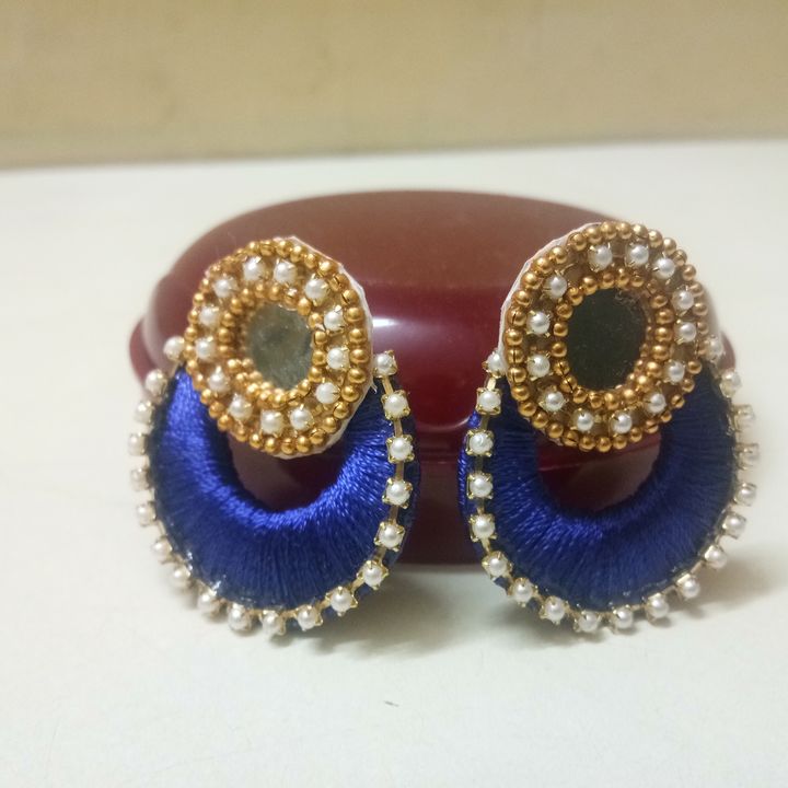 Fancy blue earring  uploaded by business on 7/10/2021