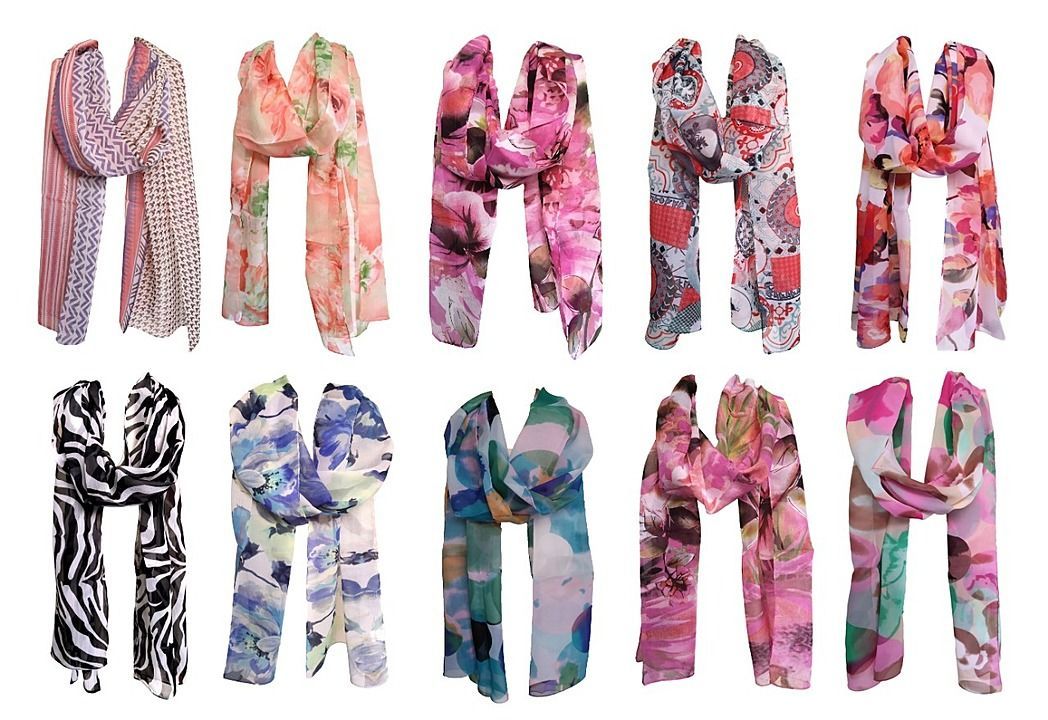 Women's cotton printed scarf and stoles uploaded by vershaa fashion hub on 8/21/2020