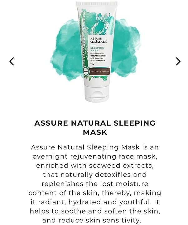 Natural Sleeping Mask uploaded by Surbhi Agencies on 8/21/2020