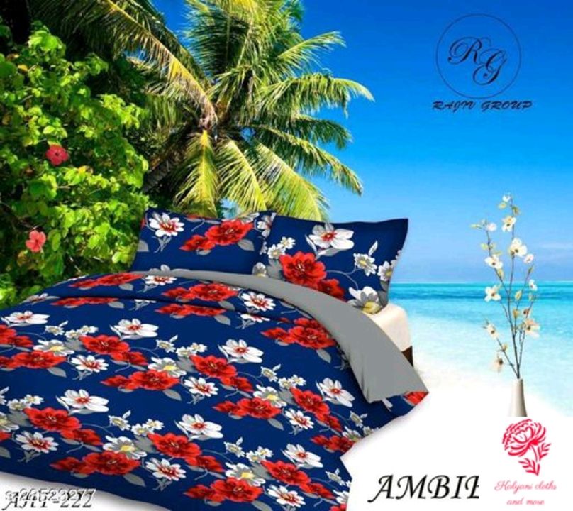 Voguish Fashionable Bedsheets uploaded by Kalyani cloths and more on 7/11/2021