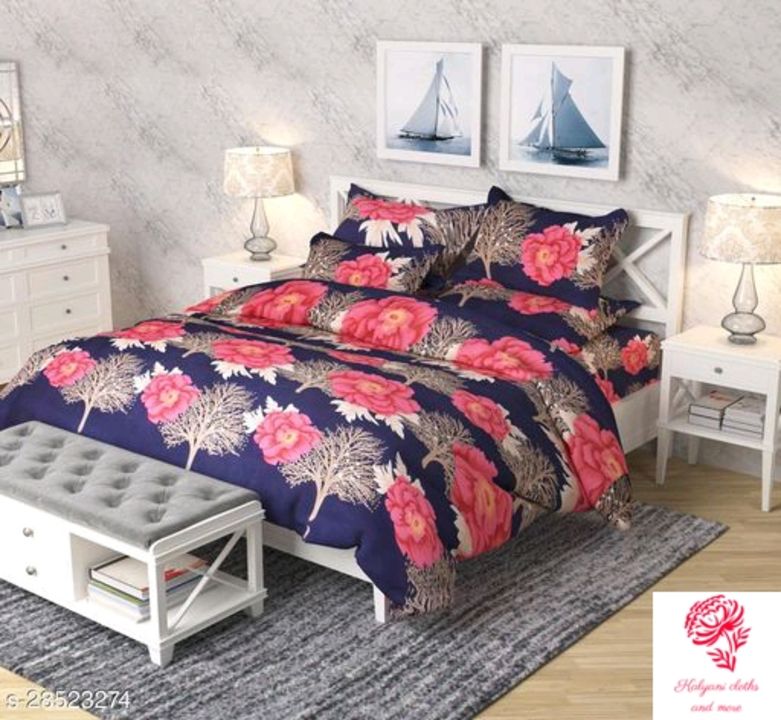 Voguish Fashionable Bedsheets uploaded by Kalyani cloths and more on 7/11/2021
