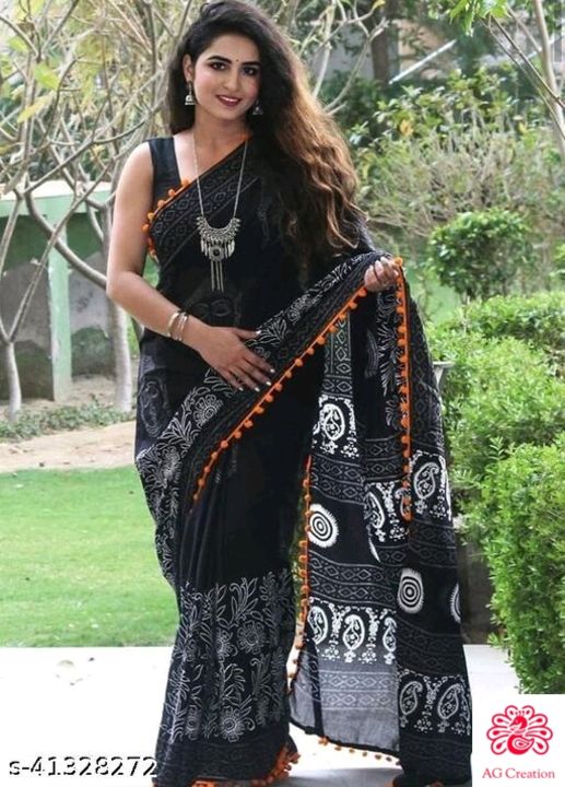 Cotton saree uploaded by AG  collection on 7/11/2021