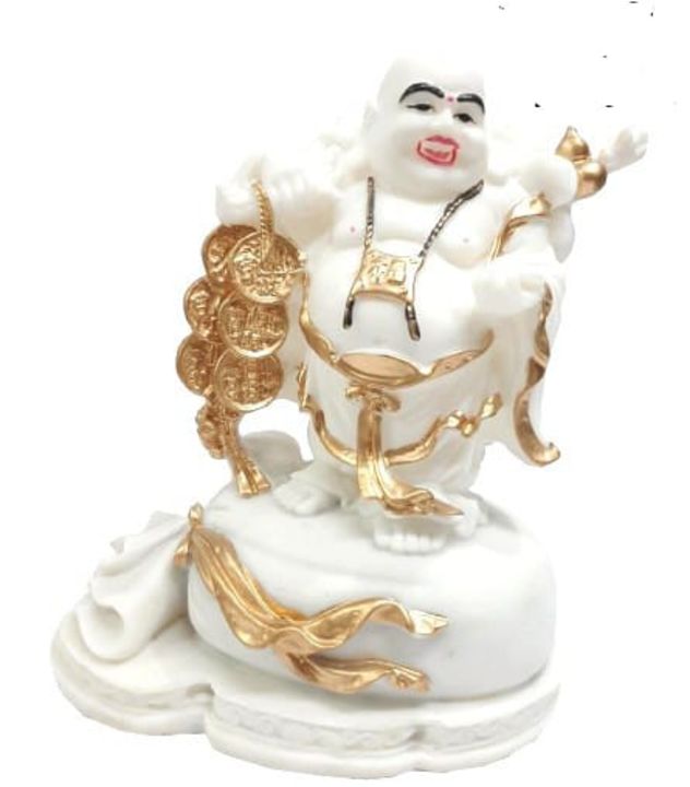 Deesha Planters and Decors money laughing Buddha statue (22x15x26 cms) uploaded by Deesha Planters and Decors on 7/11/2021