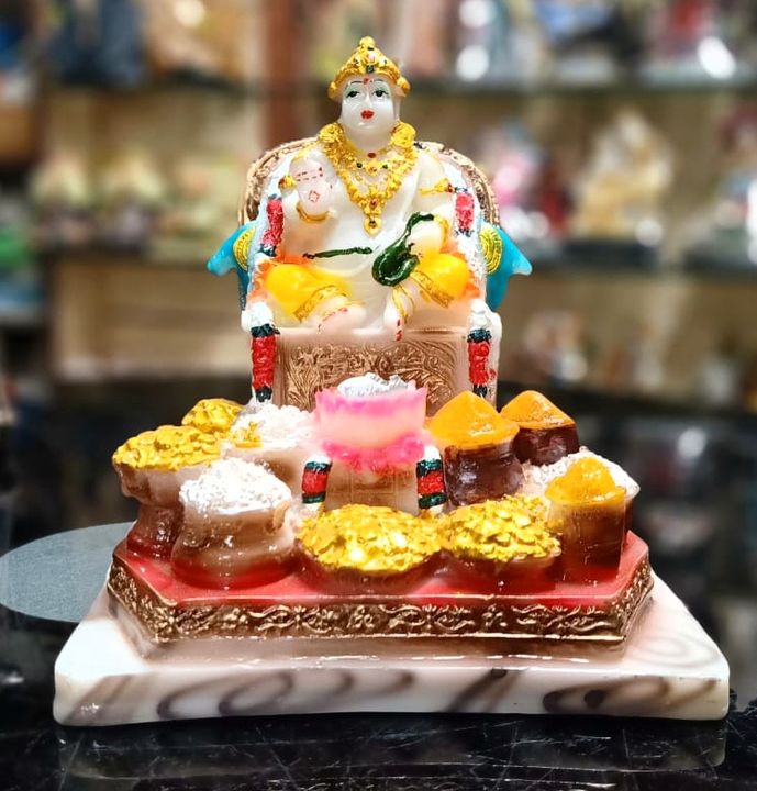 Deesha Planters and Decors Kuber bhagwan statue (7x5x6 inch) uploaded by business on 7/11/2021