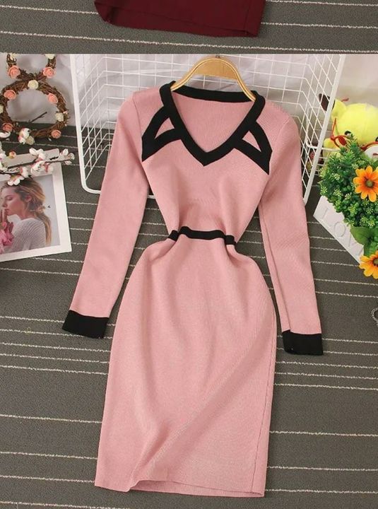 Post image IMPORTED  DRESS ❤️HIGH QUALITY..Best quality🥰🥰Free size upto 36"Price:  500 / no less 
Free shipping💕No less in this..Book fast...