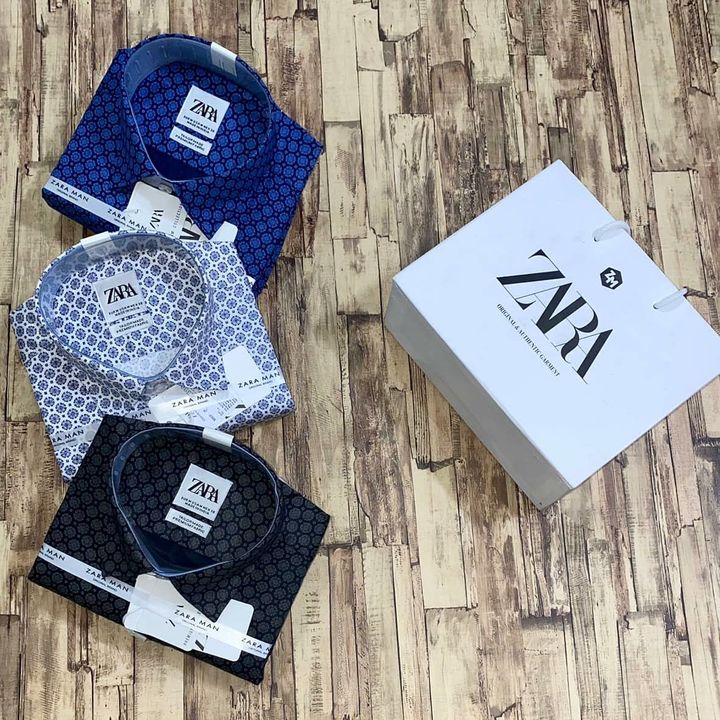 Zara box shirt uploaded by business on 7/11/2021