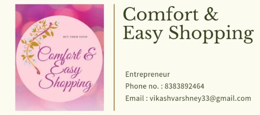 Comfort And Easy Shopping