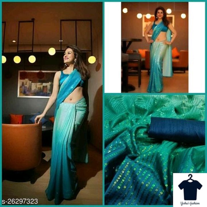 Post image Price : ₹950
 COD AVAILABLE 
     Krihaj Fashion World By SEQUENCE SAREESaree Fabric: Dola SilkBlouse: Separate Blouse PieceBlouse Fabric: SilkMultipack: SingleSizes: Free SizeCountry of Origin: India