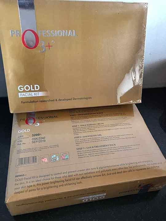 O3 PROFESSIONAL facial kit mrp 3000 +
Skin whitening , gold diamond @  530 +70 shipping

Packaging i uploaded by Online mall on 5/28/2020