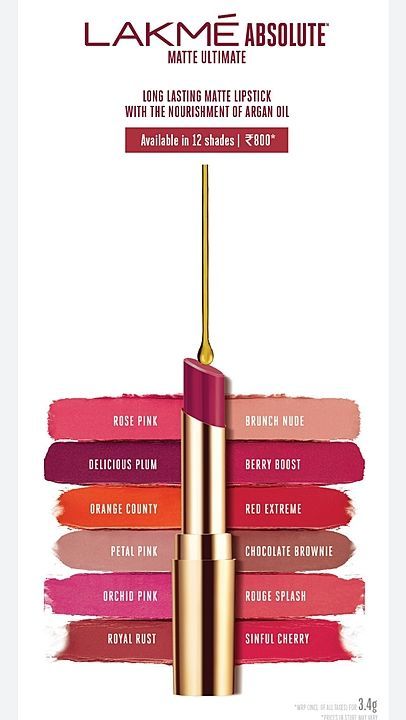 lakme absolute lipstick uploaded by GUPTA QUALITY HOUSE on 8/21/2020
