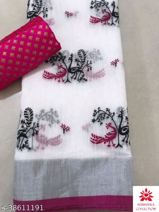 Chanderi cotton uploaded by HANSHIKA COLLECTION on 7/12/2021