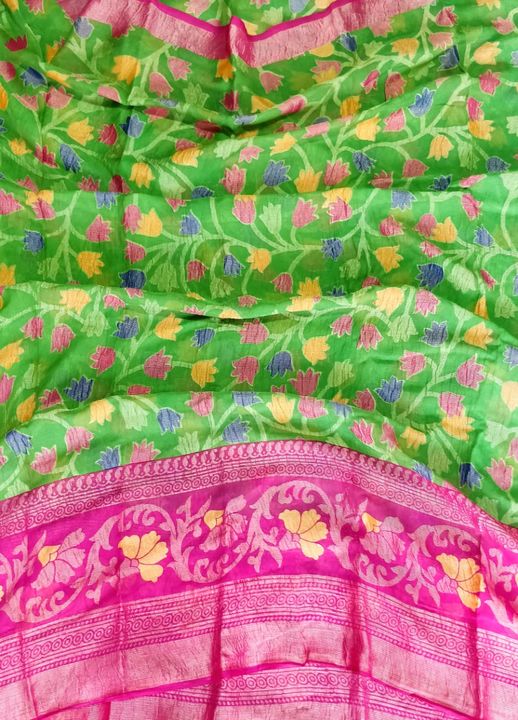 Chiffon brasso saree uploaded by Saree collection on 7/12/2021
