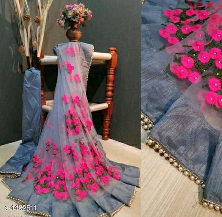 Bamita ensemble saree uploaded by business on 7/12/2021