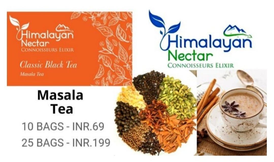 Himalayan Nectar - Masala Chai tea bags - 25 bags pack uploaded by business on 8/21/2020